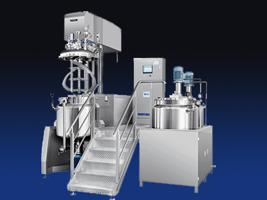 SME-BE500L真空乳化機(jī)，下均質(zhì)螺帶攪拌